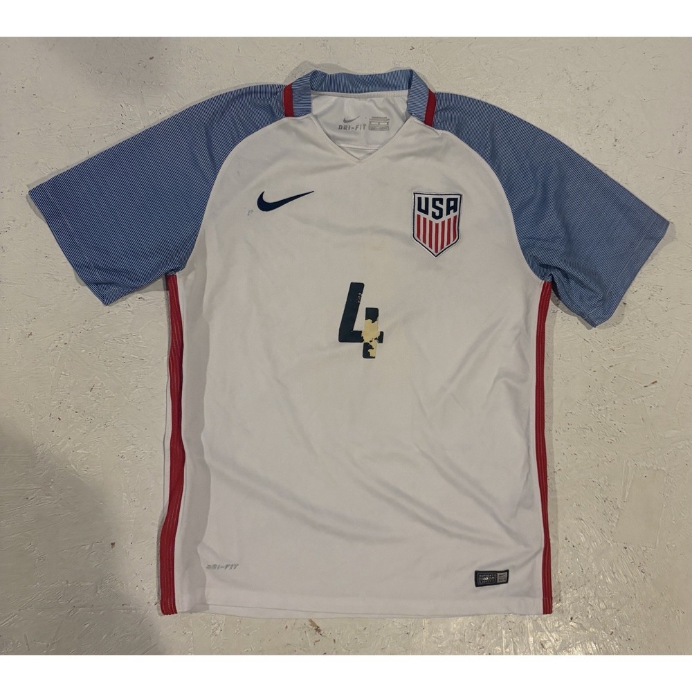 Nike USA 2016/17 Soccer Jersey Home Michael Bradley Mens M USMNT World Cup